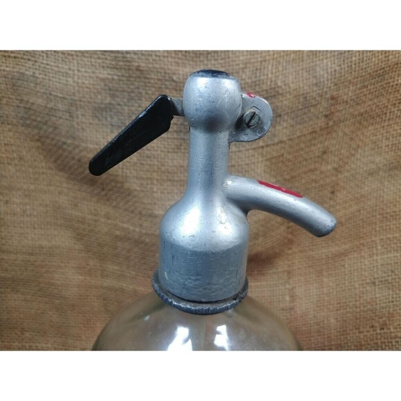 Vintage Glass Seltzer Bottle // Collectable Barware - Picture 3 of 10